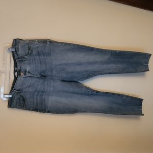 Womens high rise skinny ankle jeans